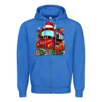 True Royal christmas bus driver Zipper Hoodie - Zillion Design Studio