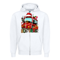White christmas bus driver Zipper Hoodie - Zillion Design Studio