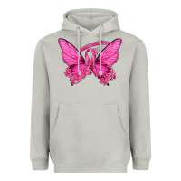 Moon Dust Breast Cancer Butterfly Heavyweight Hoodie - texasbilliewilder