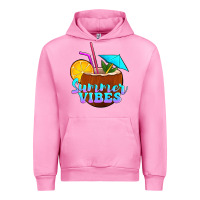 Fuchsia Pink summer vibes coconut drink Urban Hoodie - Jasminsmagicworld