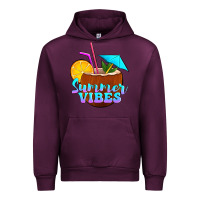 Mauve Wine summer vibes coconut drink Urban Hoodie - Jasminsmagicworld
