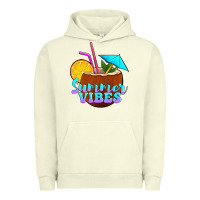 Pigment Pistachio summer vibes coconut drink Urban Hoodie - Jasminsmagicworld