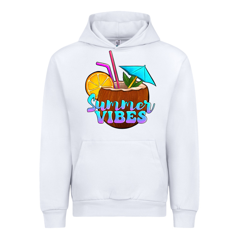Summer Vibes Coconut Drink Urban Hoodie by Jasminsmagicworld | Teevron