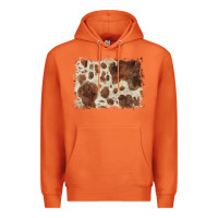 Carrot cowhide background Premium Hoodie - BarkalooDesign