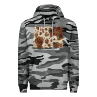 Slate Camo cowhide background Premium Hoodie - BarkalooDesign