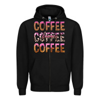 Black coffee coffee coffee lover Zipper Hoodie - texasbilliewilder