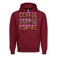 Burgundy coffee coffee coffee lover Zipper Hoodie - texasbilliewilder