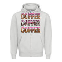 Dove Grey coffee coffee coffee lover Zipper Hoodie - texasbilliewilder