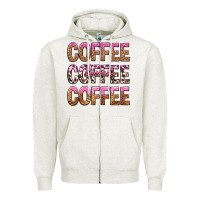 Oatmeal Heather coffee coffee coffee lover Zipper Hoodie - texasbilliewilder
