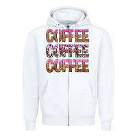 White coffee coffee coffee lover Zipper Hoodie - texasbilliewilder