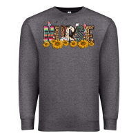 Charcoal Heather nurse sunflower Premium Sweatshirt - FaDigitalArtStudio