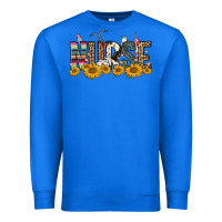 True Royal nurse sunflower Premium Sweatshirt - FaDigitalArtStudio
