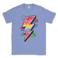 Colony Blue lightning bolt autism Classic Tee - Zillion Design Studio