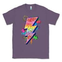 Lavender lightning bolt autism Classic Tee - Zillion Design Studio