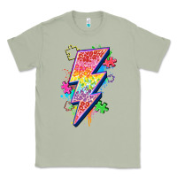 Matcha lightning bolt autism Classic Tee - Zillion Design Studio
