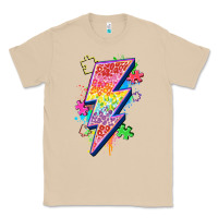 Mushroom lightning bolt autism Classic Tee - Zillion Design Studio
