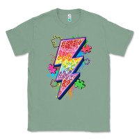 Sage lightning bolt autism Classic Tee - Zillion Design Studio