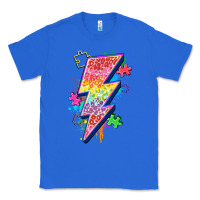 True Royal lightning bolt autism Classic Tee - Zillion Design Studio