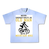 Grape Ice Never Underestimate An Old Man With A Mountain Bike Urban Heavy Tee - Bettercallsaul