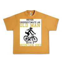 Peanut Butter Never Underestimate An Old Man With A Mountain Bike Urban Heavy Tee - Bettercallsaul