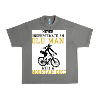 Tornado Never Underestimate An Old Man With A Mountain Bike Urban Heavy Tee - Bettercallsaul