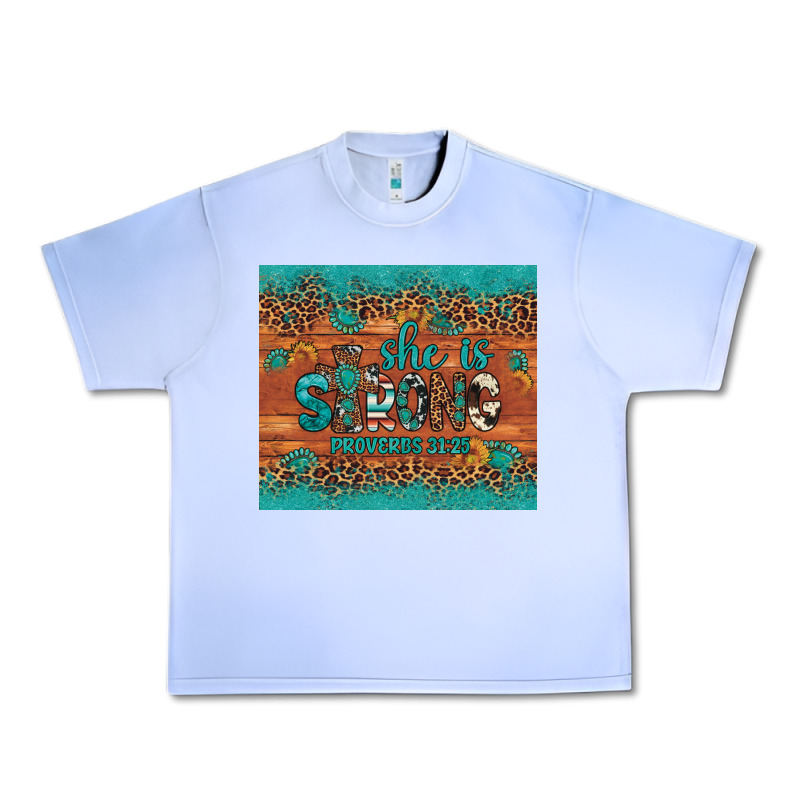 She Is Strong Gemstone Sunflower Leopard Urban Heavy Tee by Artiststas | Teevron