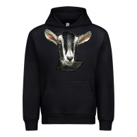 Black alpine goat head Urban Hoodie - LillyAllenDesigns