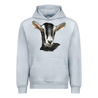 Heather Grey alpine goat head Urban Hoodie - LillyAllenDesigns