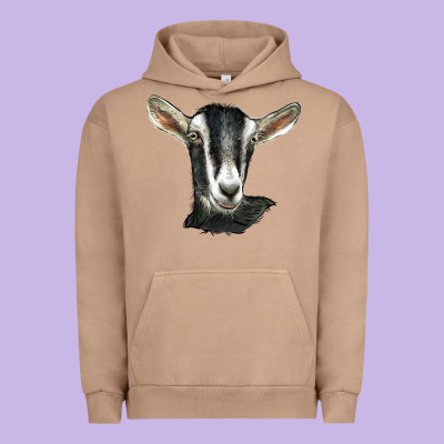 Alpine Goat Head Urban Hoodie Designed By Lillyallendesigns