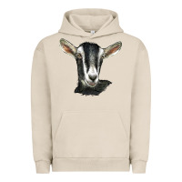 Pigment French Oak alpine goat head Urban Hoodie - LillyAllenDesigns