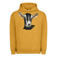 Pigment Peanut Butter alpine goat head Urban Hoodie - LillyAllenDesigns