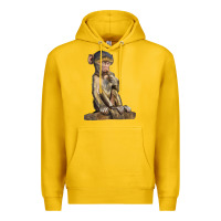 Lemon Baby Baboon Illustrations Premium Hoodie - LillyAllenDesigns