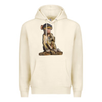 Tofu Baby Baboon Illustrations Premium Hoodie - LillyAllenDesigns