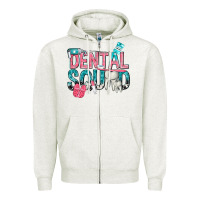 Dental Squad With Cowhide Zipper Hoodie | Teevron