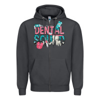 Smoke dental squad with cowhide Zipper Hoodie - texasbilliewilder