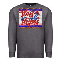 Charcoal Heather stars and stripes tumbler Premium Sweatshirt - HRA Design Shop