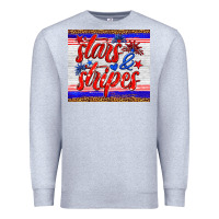 Heather Grey stars and stripes tumbler Premium Sweatshirt - HRA Design Shop