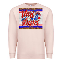 Pale Pink stars and stripes tumbler Premium Sweatshirt - HRA Design Shop
