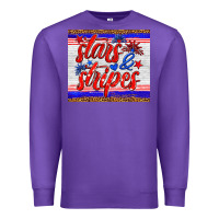 Purple stars and stripes tumbler Premium Sweatshirt - HRA Design Shop