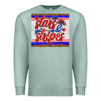 Seafoam stars and stripes tumbler Premium Sweatshirt - HRA Design Shop