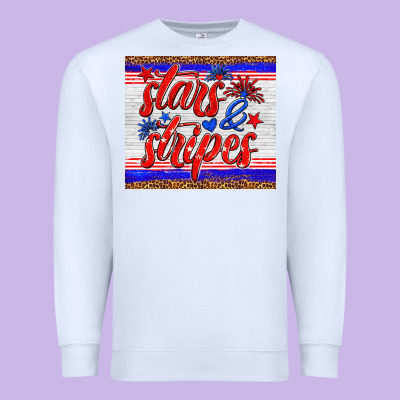 Stars And Stripes Tumbler Premium Sweatshirt Designed By Hra Design Shop