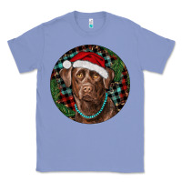 Colony Blue Labrador Retriever Christmas Classic Tee - RanaPortraitStore