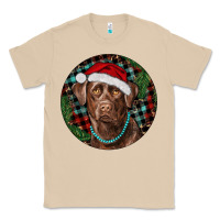 Mushroom Labrador Retriever Christmas Classic Tee - RanaPortraitStore