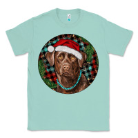 Seafoam Labrador Retriever Christmas Classic Tee - RanaPortraitStore