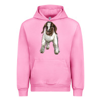 Fuchsia Pink baby boer goat Urban Hoodie - LillyAllenDesigns
