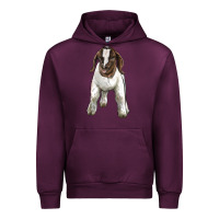 Mauve Wine baby boer goat Urban Hoodie - LillyAllenDesigns