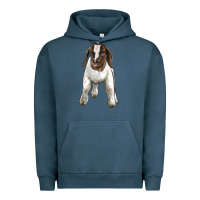 Pigment Midnight Navy baby boer goat Urban Hoodie - LillyAllenDesigns