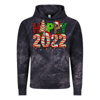 Cloud Black happy 2022 with christmas tree cake Vintage Hoodie - AdoDesignShop