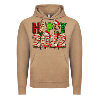 Vintage Coffee happy 2022 with christmas tree cake Vintage Hoodie - AdoDesignShop