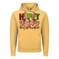 Vintage Mustard happy 2022 with christmas tree cake Vintage Hoodie - AdoDesignShop